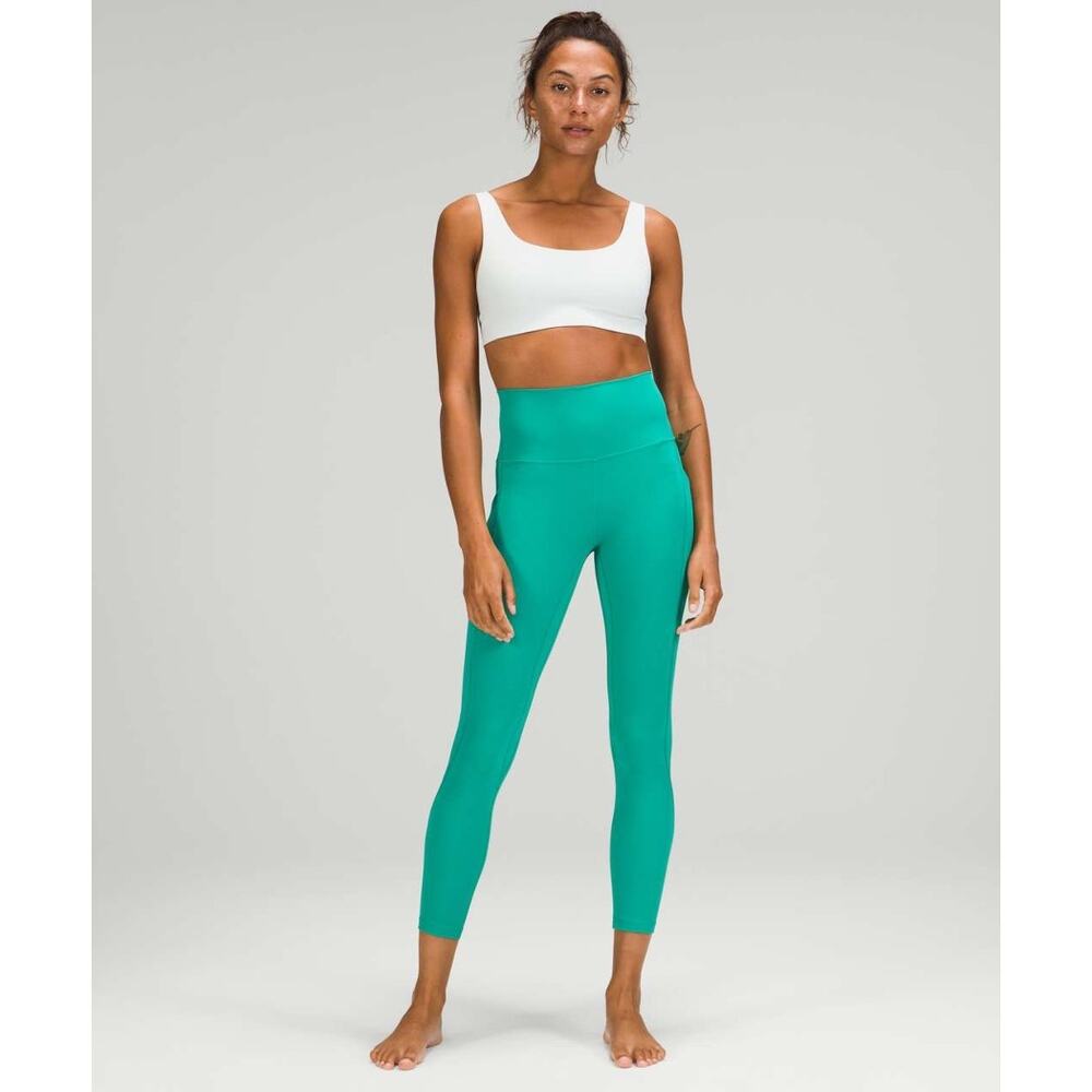 NWT Lululemon Align High-Rise Pants 25" Maldives Green Yoga Gym Workout Size 14 - Picture 2 of 3